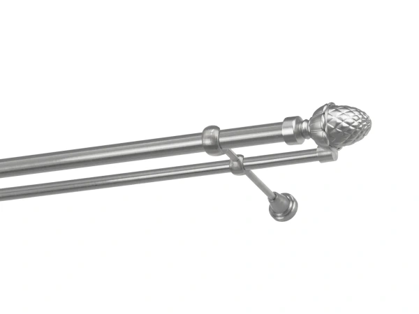 Kétsoros 25x16mm karnis - MAKK - satin 1