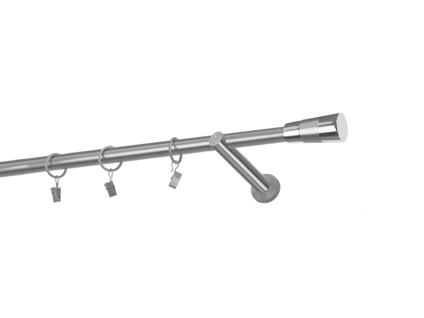 Egysoros 19mm karnis - VOLEO - satin