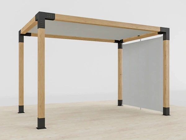 VEGAS Pergola - szabadon álló, oszloptartó talpakon - 1 szakaszos