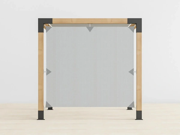 VEGAS Pergola - szabadon álló, oszloptartó talpakon - 2 szakaszos 2