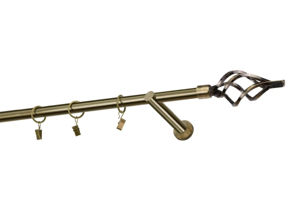 Egysoros 19mm karnis - AZUR GOLYÓ - antik