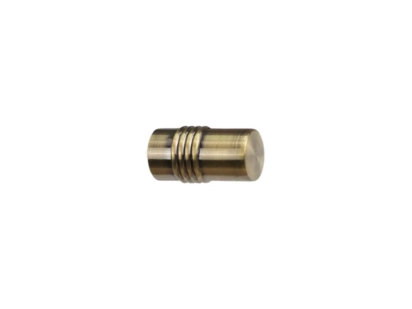 Egysoros 19mm-es függönykarnis - belső sínes rúd - CYLINDER - antik 2
