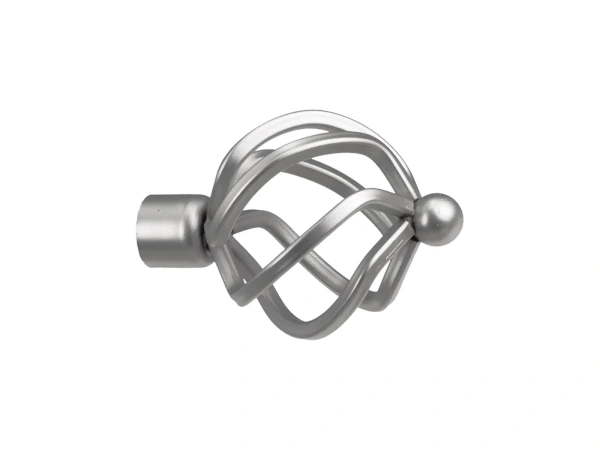 Egysoros 16mm karnis - SPIRAL - satin 2