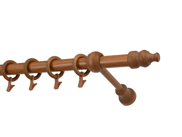 Egysoros 28mm-es fa karnis - ÉGERFA