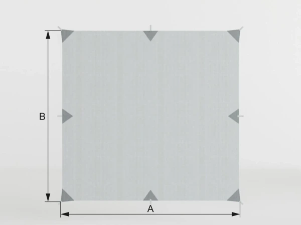 Árnyékoló ponyva alsó kapoccsal