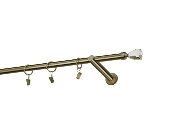 Egysoros 16mm karnis - CRYSTAL CONE - antik