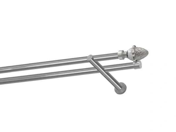 Kétsoros 19x19mm karnis - MAKK - satin 1