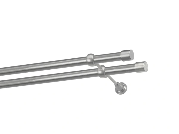 Kétsoros 25x25mm karnis - PULLO - satin 1