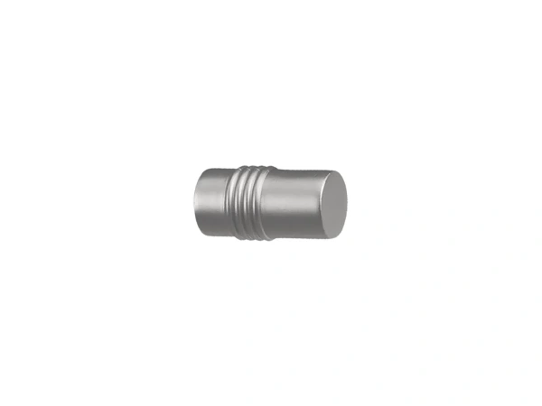 Egysoros 19mm karnis - CYLINDER - satin 2