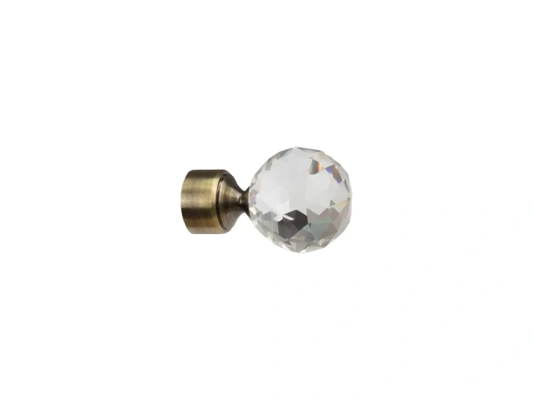 Egysoros 16mm karnis - CRYSTAL GOLYÓ - antik 2