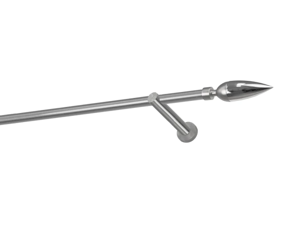 Egysoros 16mm karnis - LINEA - satin 1