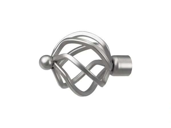 Egysoros 16mm karnis - SPIRAL - satin