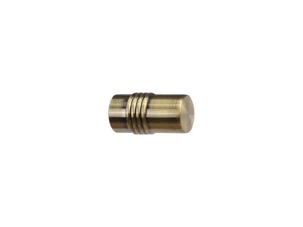 Egysoros 19mm-es függönykarnis - belső sínes rúd - CYLINDER - antik