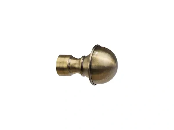 Kétsoros 19x19mm-es függönykarnis - belső sínes rúd - BOSTON - antik