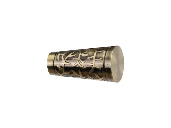 Kétsoros 19x19mm-es függönykarnis - belső sínes rúd - SEVILLA - antik