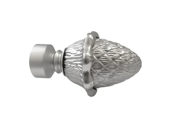 Kétsoros 25x25mm karnis - MAKK - satin