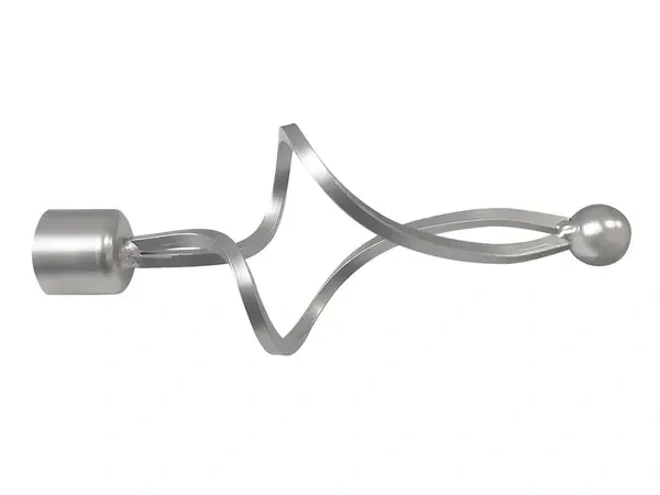 Egysoros 19mm-es függönykarnis - belső sínes rúd - FALIST - satin