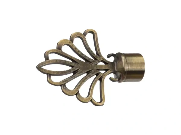 Kétsoros 16x16mm karnis - MODERN - antik