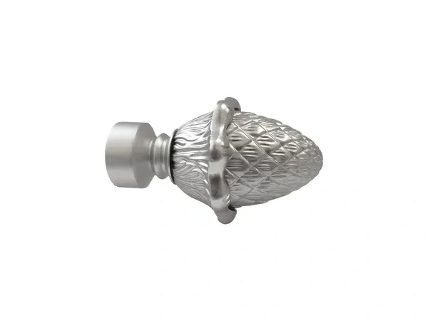 Egysoros 19mm-es függönykarnis - belső sínes rúd - MAKK - satin