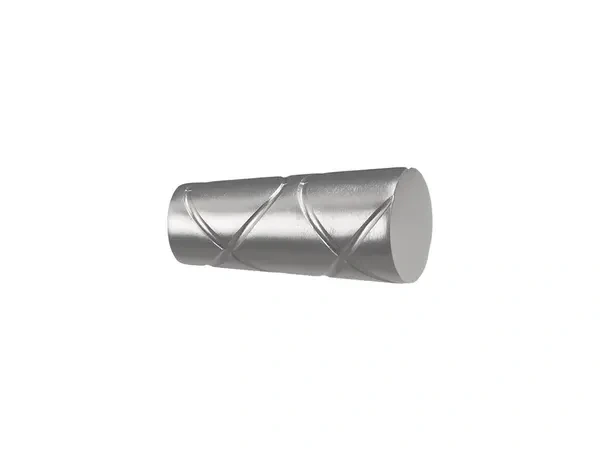 Egysoros 19mm-es függönykarnis - belső sínes rúd - TRAPEZIUM - satin